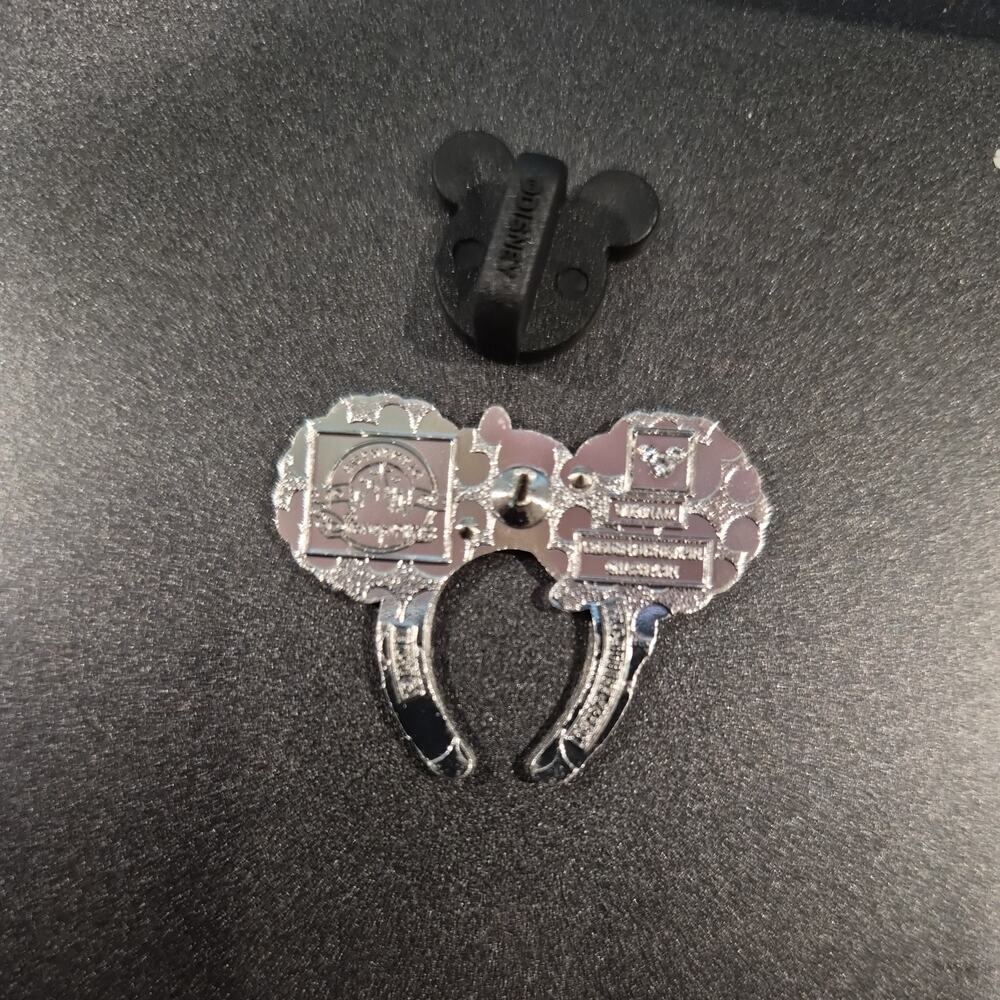 2025 WDW Hidden Mickey Pin Orange Bird Chaser Ears Headband Pin - Picture 2 of 2